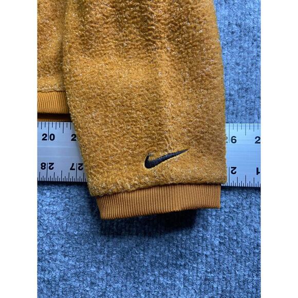 Nike Therma Fleece Long Neck Hoodie Burnt Sienna Brown Women's Size L - Picture 6 of 6